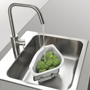 Sita din plastic Metaltex 185023000, capacitate 3,1 litri, gri - Img 4
