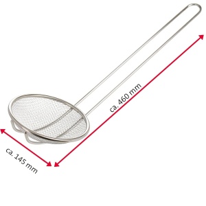 Sita inox Westmark 12372270 maner lung pentru paste si legume argintiu - Img 7