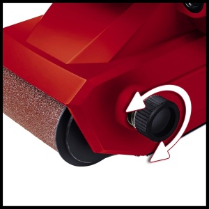 Slefuitor cu banda Einhell TC-BS 8038 (800 W, cursa precisa cu reglare fina, insertie de protectie ceramica, maner suplimentar, aspirare integrata a prafului, inclusiv banda de slefuire) - Img 3