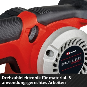 Slefuitor cu banda Einhell TP-BS 18457 Li BL-Solo Motor Brushless 18V Rosu - Img 9