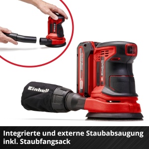 Slefuitor orbital Einhell TE-RS 18 Li-Solo Power X-Change fara acumulator - Img 9