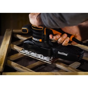 Slefuitor orbital WORX WX641 250 W - Slefuitor la indemana cu microfiltru DUSTSTOP pentru lucrari curate - Circuit oscilant mare si operare usoara - Img 6