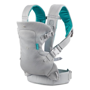 Sling Ergonomic Infantino Flip 4-in-1, Atmungsaktiv, 3,6-14,5 kg, Gri - Img 9