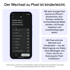 Smartphone Google Pixel 10a, 256GB, Violet, 30 ore autonomie - Img 8