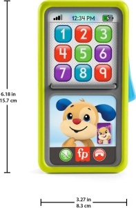 Smartphone interactiv Fisher-Price Lernspa 2-in-1, 75 melodii, pentru 9-36 luni - Img 5
