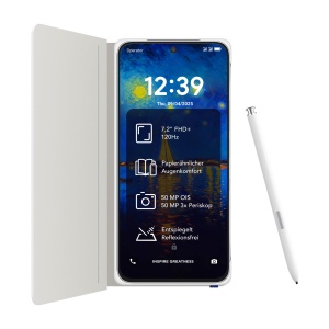 Smartphone TCL NXTPAPER 60 Ultra, 7.2 inch FHD, 12 GB RAM, 512 GB, Alb Lunar