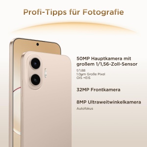 Smartphone TCL P80, 256GB, 50MP, 6.83 AMOLED, Gold - Img 6