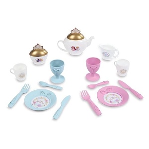 Smoby - Carucior de ceai Disney Princess, tava detasabila si 17 accesorii, set complet de ceai si tacamuri de la 3 ani (7600312502) - Img 2
