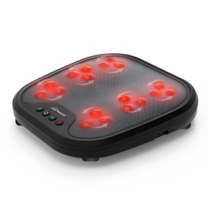Snailax Shiatsu Aparat Masaj Picioare cu Functie de Incalzire si 18 Noduri de Masaj