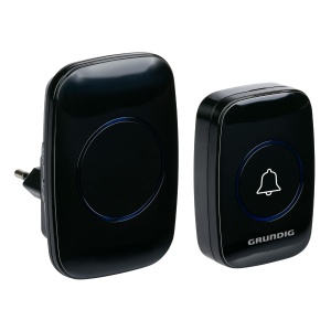 Sonerie Wireless Grundig - 300m Raza, 60 Tonuri, Negru