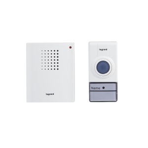 Sonerie wireless Legrand 094250 50m raza 32 melodii IP44 baterii incluse
