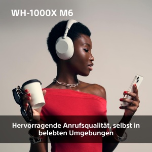Sony WH-1000XM6 Casti Wireless Over-Ear Emblematice cu Anulare A Zgomotului, Sunet de Inalta Rezolutie, Confort Suprem, Design Pliabil, Husa Durabila, Baterie de 30 De Ore, iOS si Android - Negru - Img 9