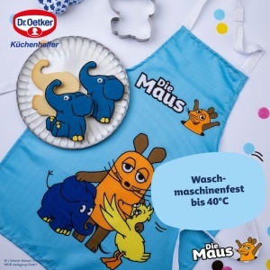 Sort de bucatarie Dr. Oetker cu design Maus, Elefant si Ente, 60 x 45 cm - Img 3