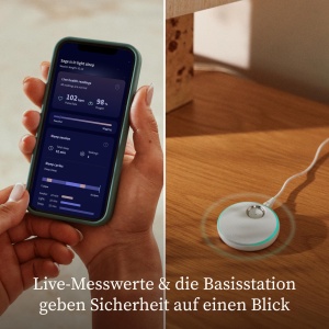 Soseta inteligenta Owlet Dream - Monitorizare bebelusi, urmarire somn, mint - Img 5