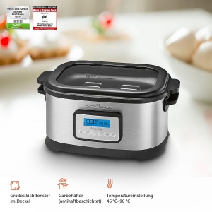 Sous Vide Garer ProfiCook PC-SV 1112, 8.5L, Timer 72 ore, Inox - Img 6