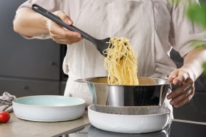 Spaghetti Heber Zyliss Beluga Grey 31cm Ergonomic si Sustenabil - Img 5