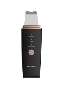 Spatula cosmetica PO2060 Concept, 3 moduri de tratament, waterproof, negru si rosegold - Img 3