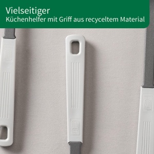 Spatula de bucatarie Chefkoch Fackelmann, 33cm, rezistenta la caldura, gri - Img 5