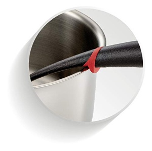 Spatula din silicon Lagostina Ingenio Smart, ergonomica, neagra si rosie - Img 4