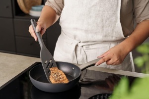 Spatula pentru bucatarie Zyliss E980237, 32.5cm, silicon, gri, rezistenta la caldura - Img 5
