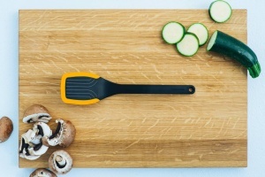 Spatula pentru gatit Fiskars Functional Form, 29 cm, PlasticSilikon, NegruPortocaliu - Img 6