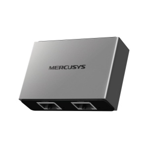 Splitter LAN Mercusys MEH35, 1 la 3 porturi, Gigabit, aluminiu