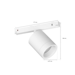 Spot de perete Philips Hue Perifo - alb, lumina colorata, personalizabil - Img 2