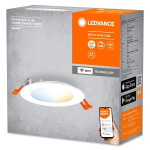 Spot LED incastrabil LEDVANCE Slim 12cm, 8W, dimabil, alb, 3000-6500K - Img 4