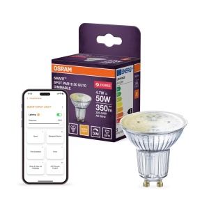 Spot LED Osram SMART GU10 4.7W Dimmabil, 350 Lumen, ZigBee