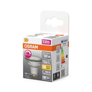 Spot LED Osram Superstar PAR16 80, 6,9 W, 650 lm, Dimmabil, 2700 K - Img 2