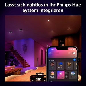 Spot LED Philips Hue GU10, 400 lm, lumina alba si colorata, dimmabila - Img 3