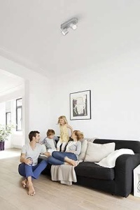 Spot LED Philips myLiving 2x4W lumina calda aluminiu - Img 2
