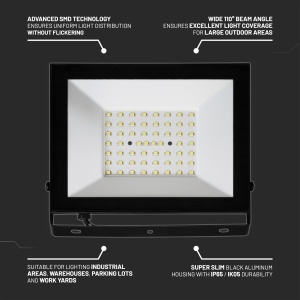 Spot LED V-TAC E-Series 50W, 4000 Lumen, Kaltwei 6500K - Img 9
