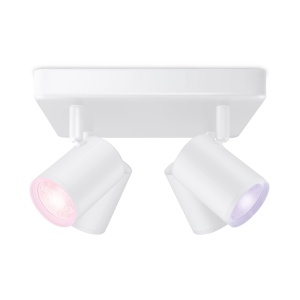 Spot LED WiZ Imageo 4 buc, dimmabil, 16 milioane culori, alb