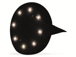 Spot solar Grundig cu 8 LED-uri, impermeabil, negru - Img 2
