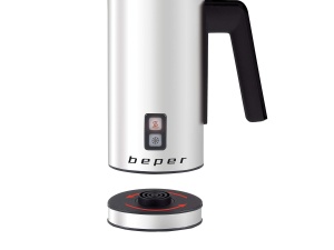 Spumator de lapte Beper BB.210, capacitate 450 ml, din otel inoxidabil - Img 2