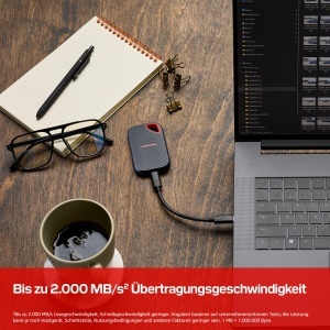 SSD Portabil SANDISK Extreme 1 TB, 2000 MBs, IP65, 3m Rezistenta la Cazaturi - Img 2
