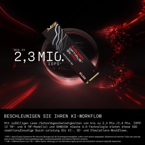 SSD SANDISK Optimus GX PRO 8100 2 TB PCIe Gen 5, viteze de 1490014000 MBs - Img 6