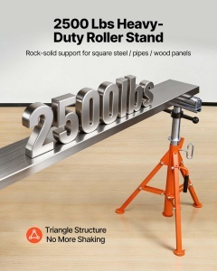 Stand pentru roti VEVOR 1134 kg, inaltime ajustabila 700-1320 mm, din otel - Img 2