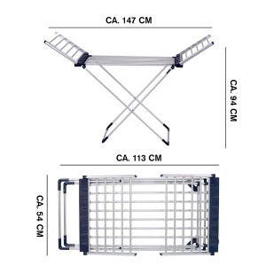 Stand Trocere Beheizabil Dirt Devil DD6003, 12 m, 230W, Aluminiu - Img 2