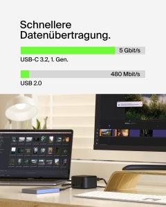 Statia de andocare Belkin 6-in-1 USB-C, 130W, HDMI 4K, Gigabit Ethernet - Img 4
