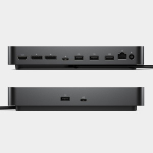 Statie de andocare USB-C Dell Pro Dock WD25, 100W, 4 display-uri, design compact - Img 6
