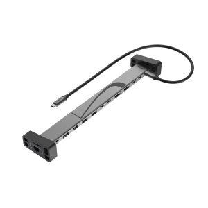 Statie de andocare USB C Hama 12 porturi Ultra HD 4K, Aluminiu