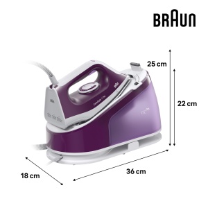 Statie de calcat Braun CareStyle 1 Pro IS1514 VI, 2200W, 1.7L, Violet - Img 7