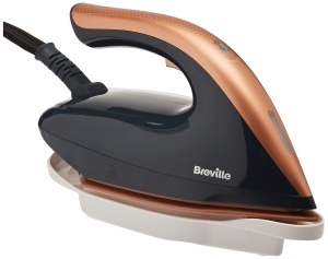 Statie de calcat Breville PressXpress soleTEMP | Debit constant de abur 115g/min. | Fier de calcat cu abur de 2600 W cu talpa multidirectionala | Rezervor de apa detasabil de 1,7 litri | Auriu gri si roz [VIN411X] - Img 2