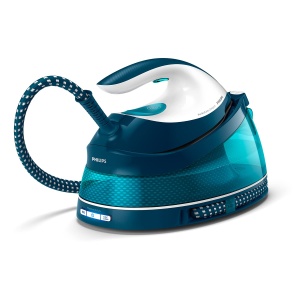 Statie de calcat Philips Perfect Care Compact GC784420, 2400W, 1.5L, Albastra - Img 2