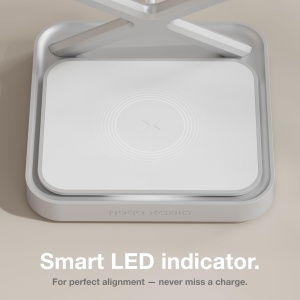 Statie de incarcare 3-in-1 NOCO XGrid XDS3 pentru iPhone, Apple Watch si AirPods, 45W - Img 6