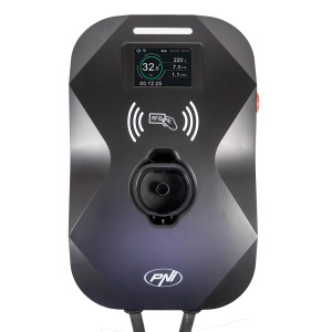 Statie de incarcare PNI KW11, 11kW, 16A, neagra, cu Bluetooth si display - Img 2
