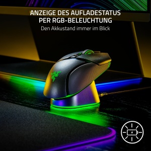 Statie de incarcare Razer Mouse Dock Pro cu Puck de incarcare, 4KHz, RGB, Negru - Img 5