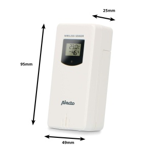 Statie Meteo Alecto WS-1560 cu Display Colorat, Senzor Exterior, Alarma - Img 9
